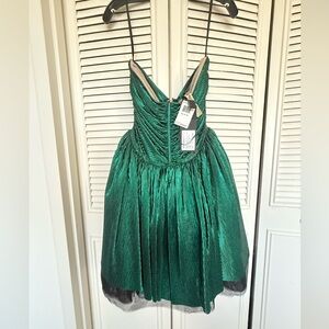 Bronx and Banco Shimmering Emerald Dress